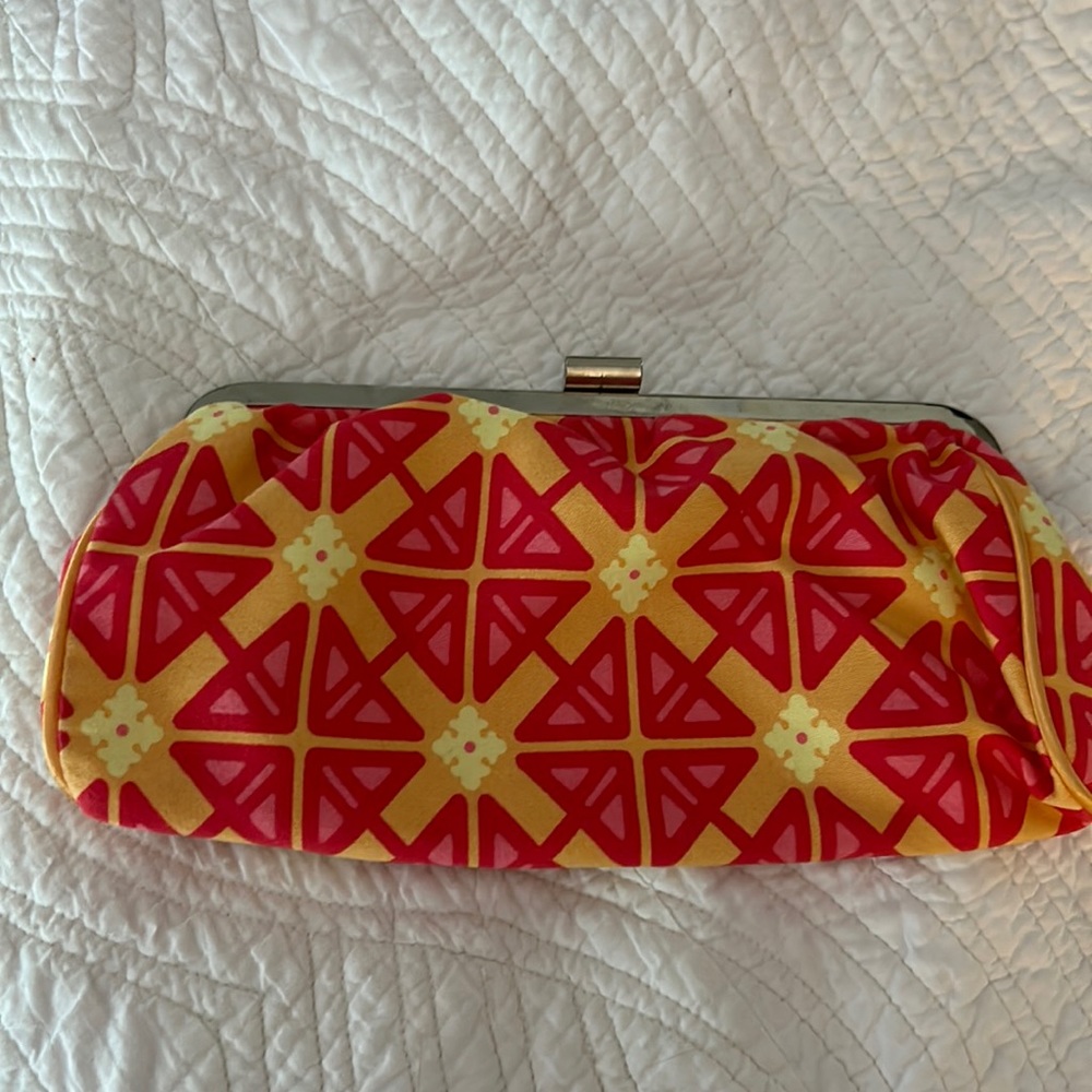 Bright colored clutch